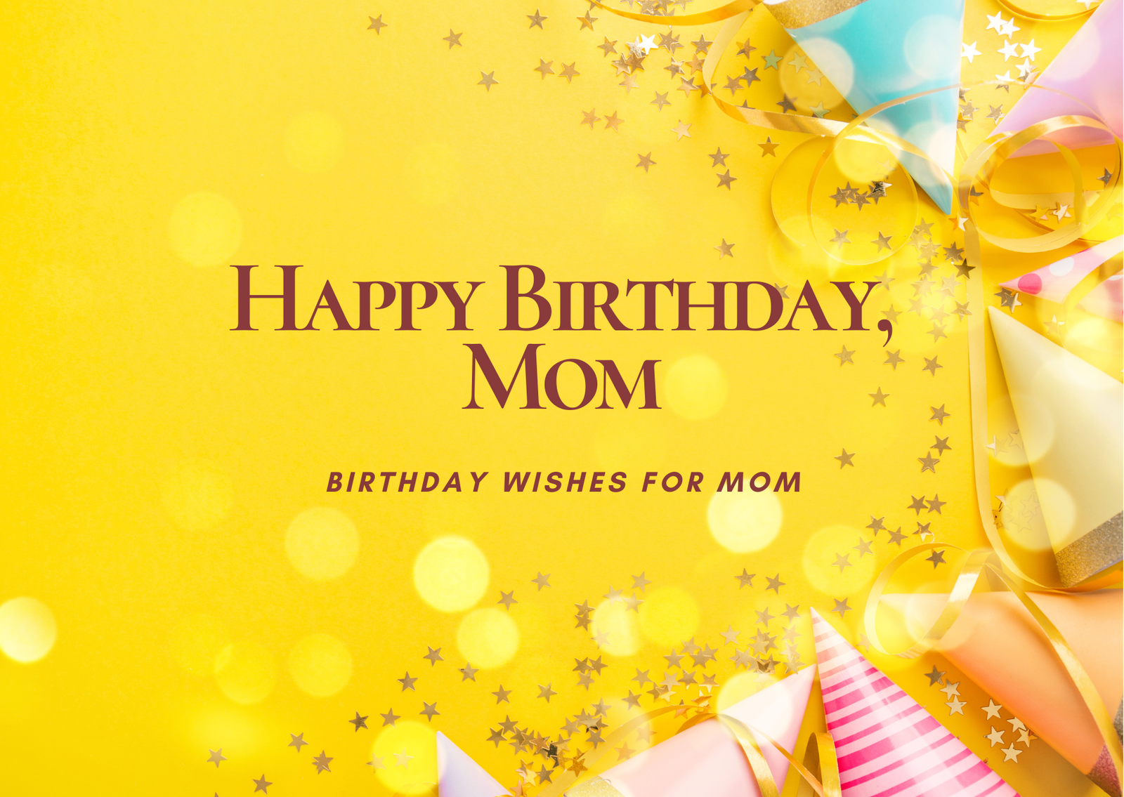 Birthday wishes for mother